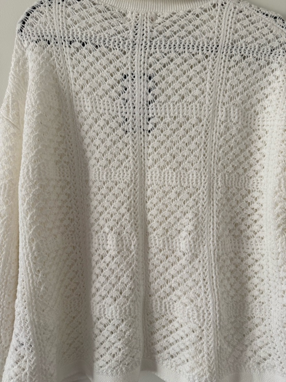 Universal Thread White Openwork Knit Button-Front Cardigan - Picture 4 of 11